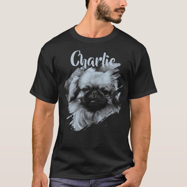 Camisa com Foto e Nome de Pet Personalizada (Frente)