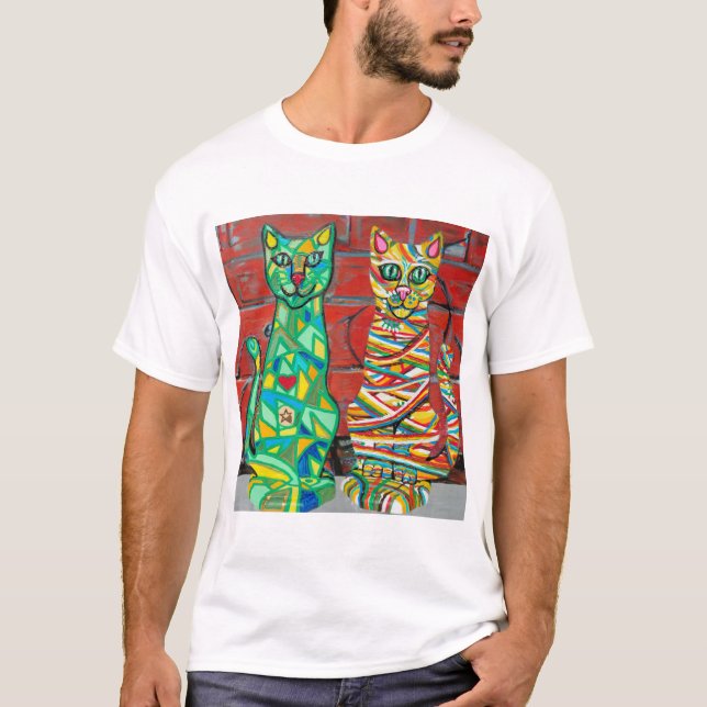 Camisa com Gatos Cuby (Frente)