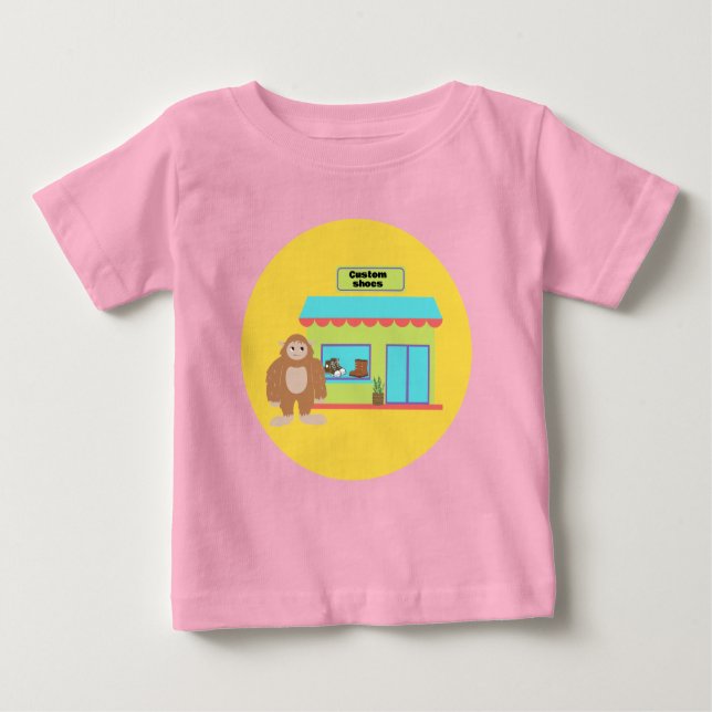 Camisa com imagem infantil. (Frente)