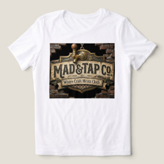 Camisa com logotipo da MadTapCo | Sinal de Cerveja