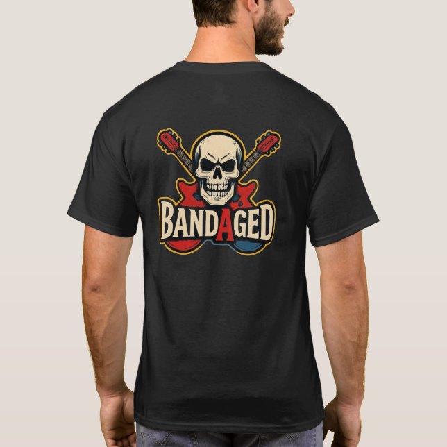 Camisa com Logotipo de Caveira Duplo (Verso)