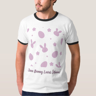 Camisa com Padrão de Coelho de Páscoa Fofo – Coelh