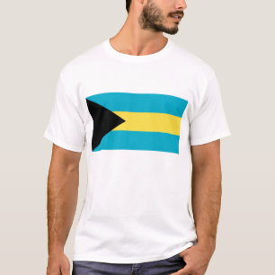 Camisa com pavilhão das Bahamas