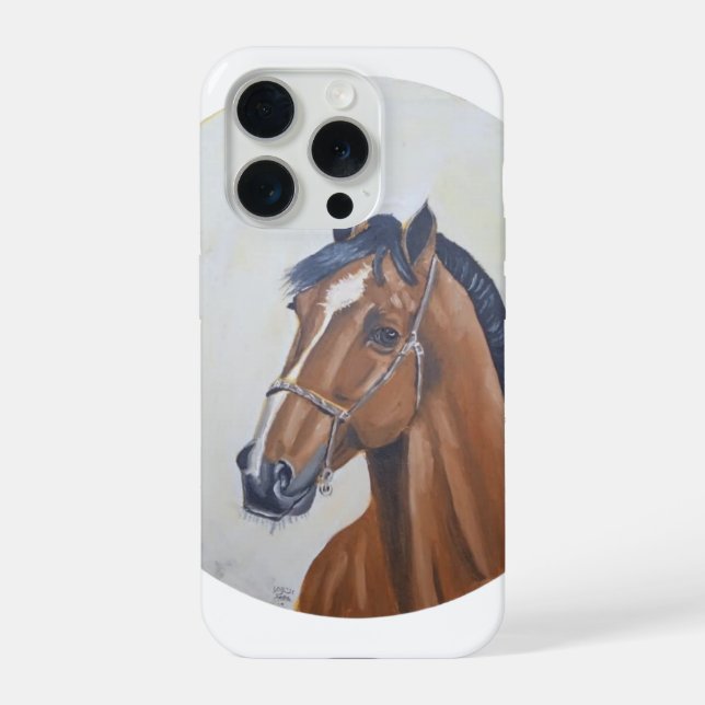 Camisa com Retrato Majestoso de Cavalo (Verso)