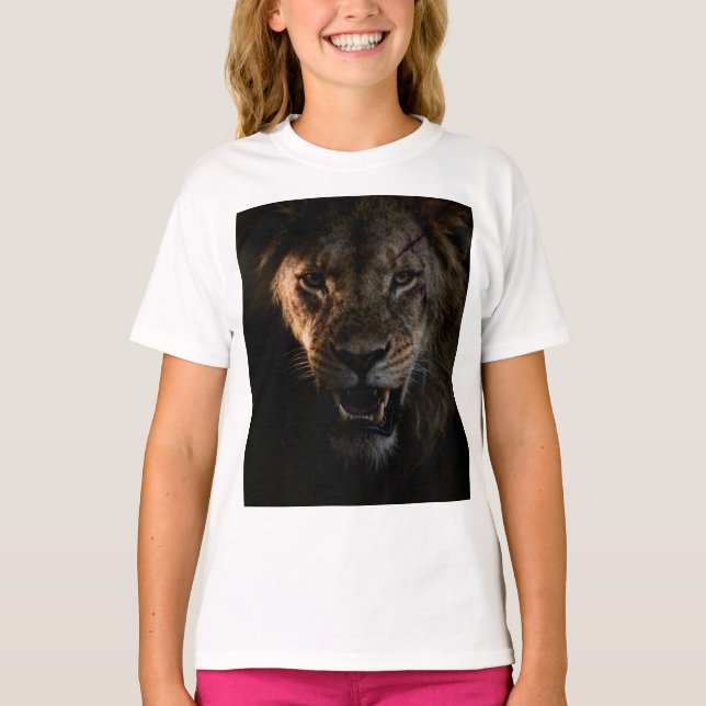 camisa com um leão (Frente)
