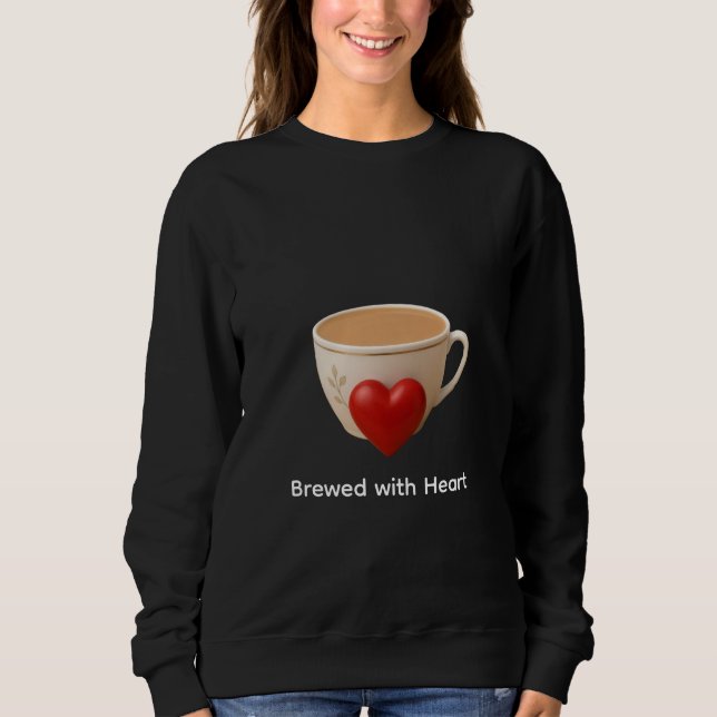 Camisa com xícara de chá e amor (Frente)