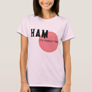 camisa comemorando a hora do presunto