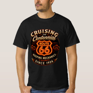 Camisa comemorativa da Rota 66 Centenária Neon Mec