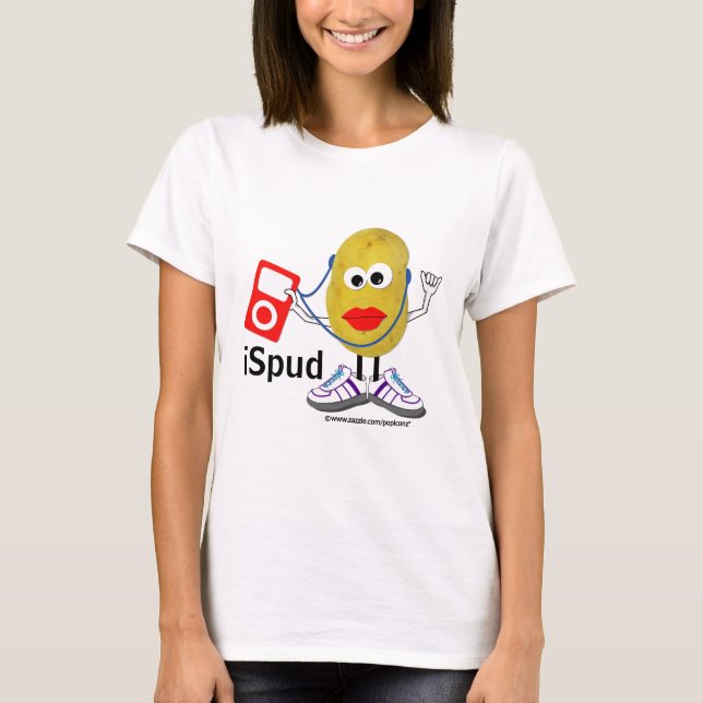camisa cómico da paródia t do "ispud" (Frente)