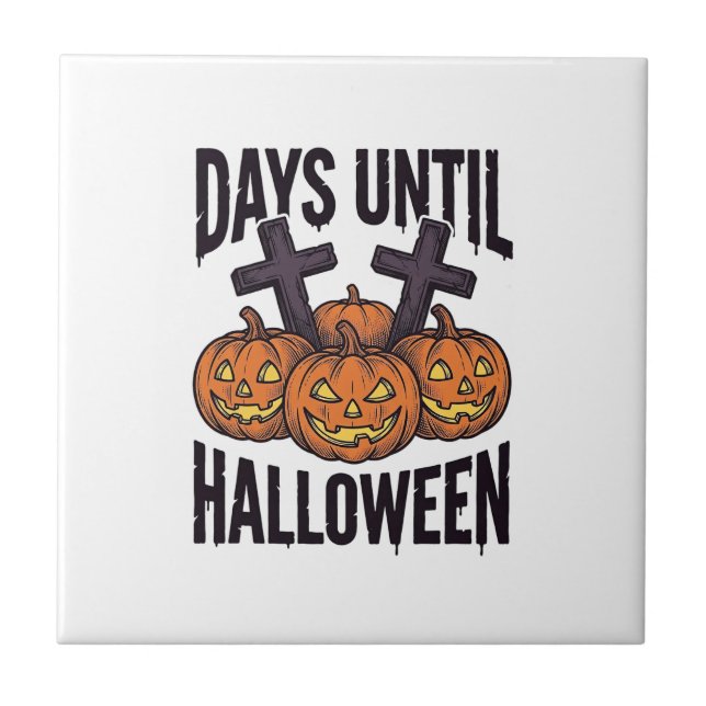 Camisa Contagem Regressiva de Halloween Design de  (Frente)
