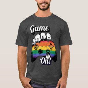 Camisa Controlador Pata de Tigre LGBT Orgulho Jogo