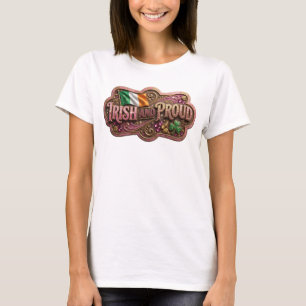 Camisa Cool Pink ORGULHOSA IRLANDESA Design