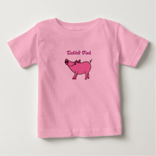 Camisa cor-de-rosa BC- agradada do porco