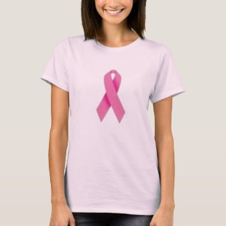 Camisa cor-de-rosa da fita