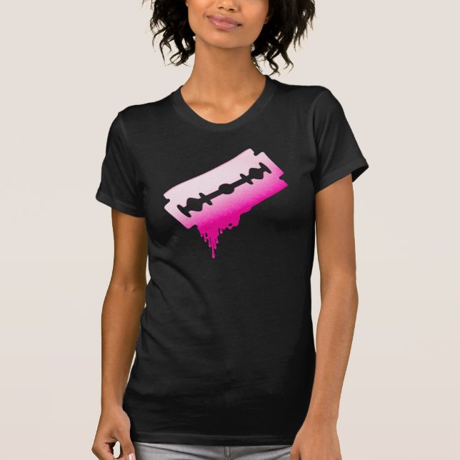 Camisa COR-DE-ROSA da LÂMINA (Frente)