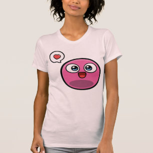 Camisa cor-de-rosa das senhoras T da vaia