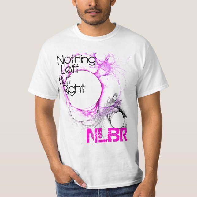 Camisa cor-de-rosa de NLBR (Frente)