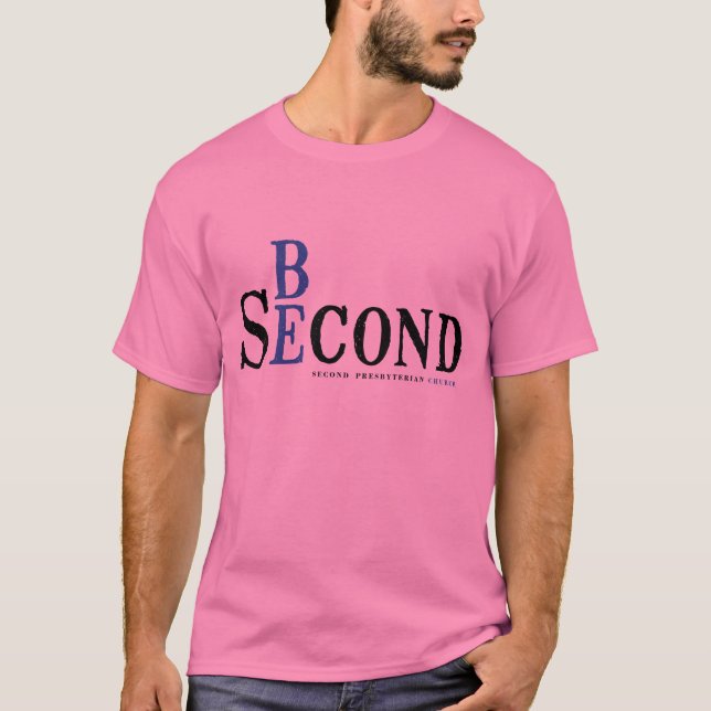 Camisa cor-de-rosa dos homens (Frente)