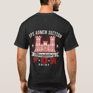 Camisa Cor Escura Divertida Obrigatória para Admin