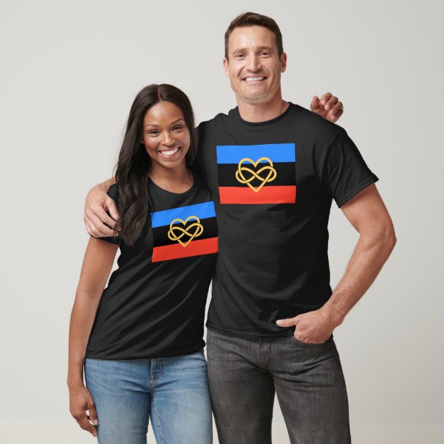 Camisa Coração Infinito Poliamoroso (Unissex)
