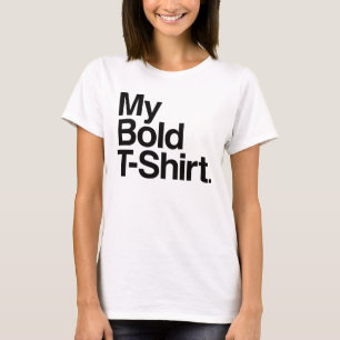 Camisa corajosa Helvética de T
