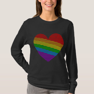 Camisa Corey Tiger 80s Rainbow Stripe Heart