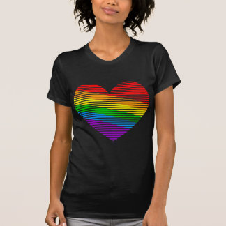 Camisa Corey Tiger 80s Rainbow Stripe Heart
