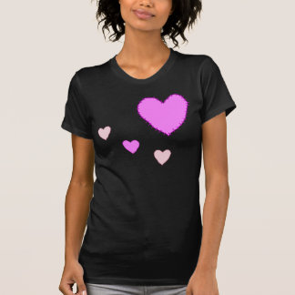 Camisa costurada KRW dos corações