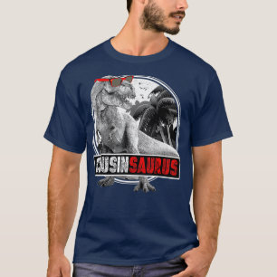 Camisa Cousinsaurus para Meninos T-Rex Primo