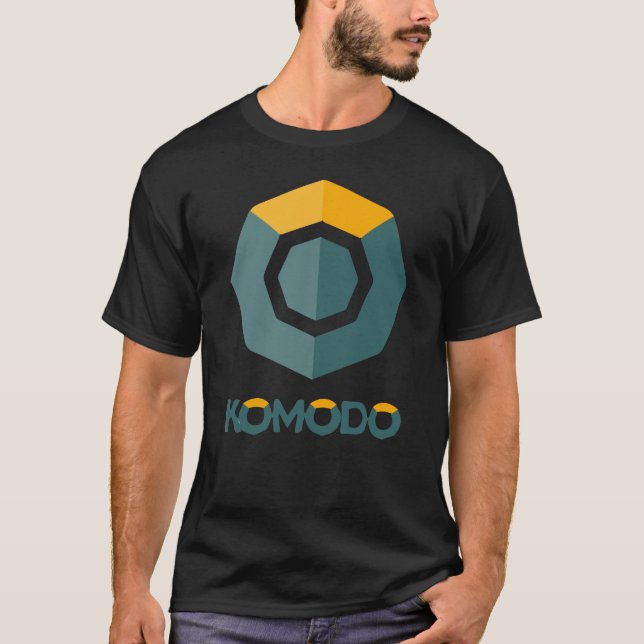 Camisa cripto de Komodo Blockchain KMD (Frente)