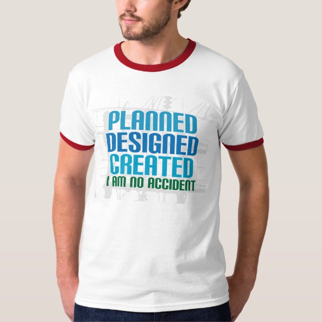 Camisa cristã da criação: De planeamento projetado (Frente)