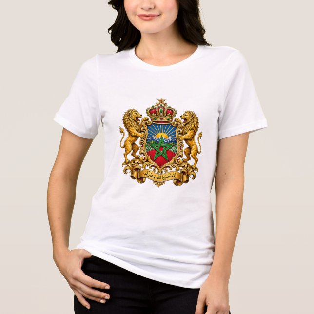 Camisa Crista da Herança Real Marroquina | (Frente)