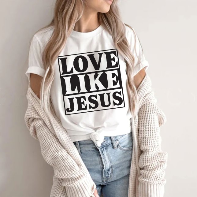 Camisa Cristã Ocidental, Amor Como Camisa Jesus (Criador carregado)