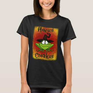 Camisa Croakus do Sapo do Dia de as Bruxas engraça