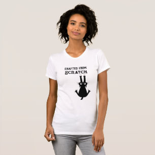 Camisa Cropped Personalizada Gráfica Gato Tuxedo E
