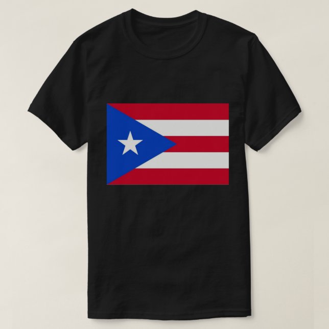 Camisa Cuba Bandeira Cubana Vermelha Azul (Frente do Design)