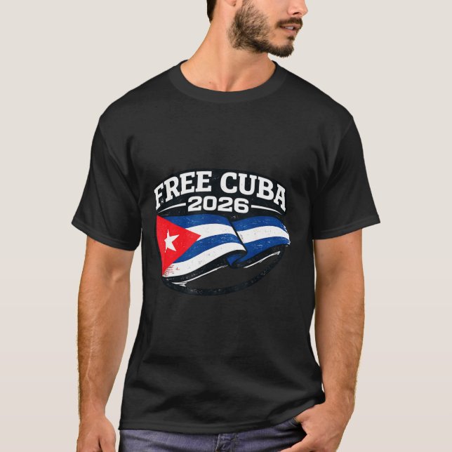 Camisa Cuba Cuba Livre Doutrina Monroe (Frente)