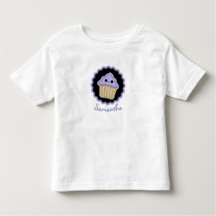 Camisa Cupcake Roxo Kawaii Toddler