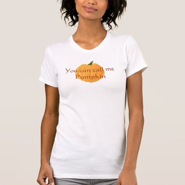 Camisa customizável da abóbora (Frente)