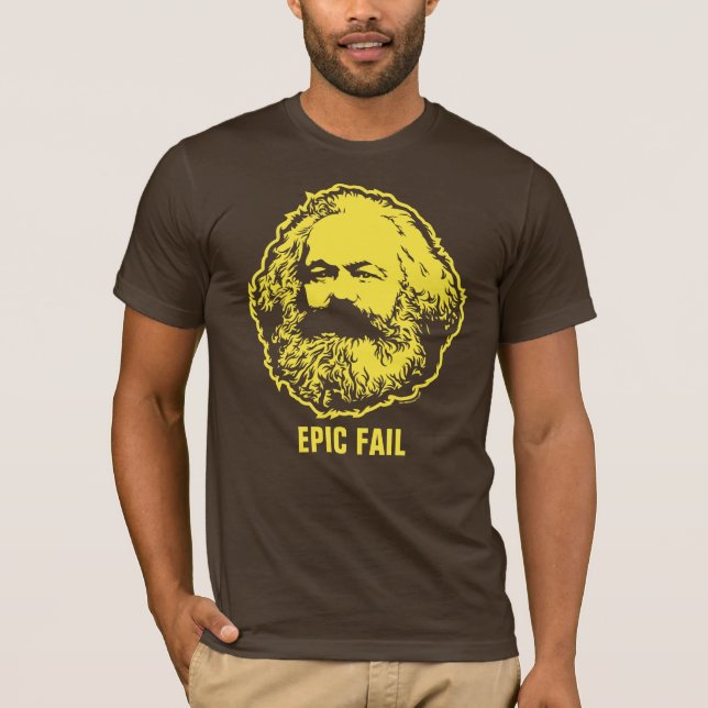 Camisa customizável da falha épico de Marx (Frente)