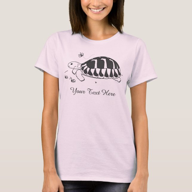 Camisa customizável da tartaruga de Hermann (Frente)