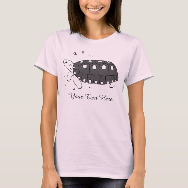 Camisa customizável da tartaruga de Redfoot (Frente)