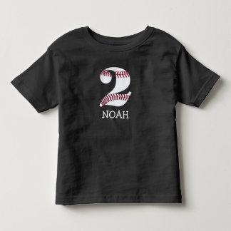 Camisa customizável do basebol do aniversário para