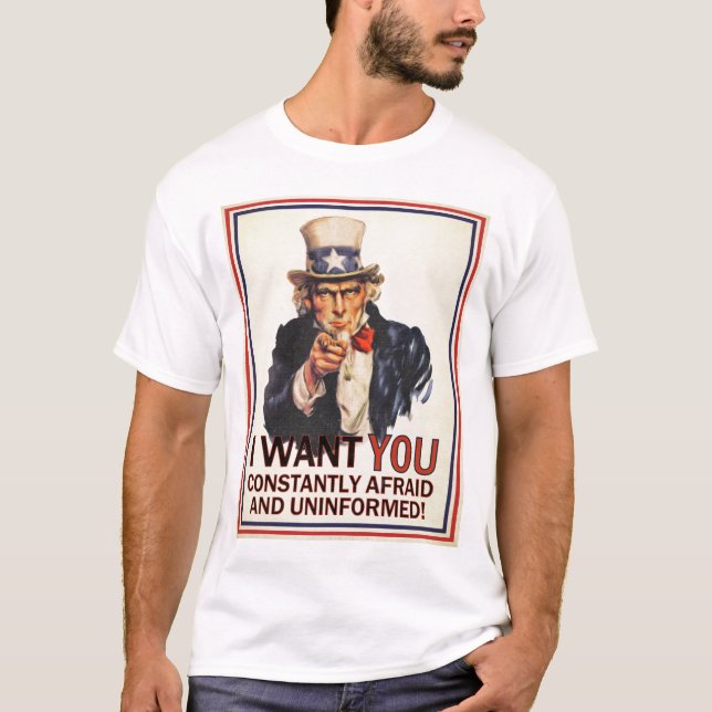 Camisa da Anti-Propaganda do tio Sam (Frente)