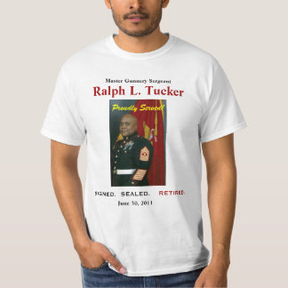 Camisa da aposentadoria de Ralph Tucker