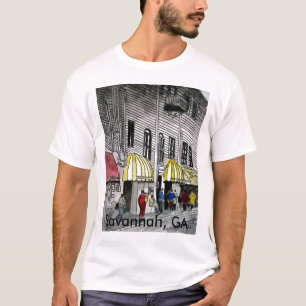 Camisa da arquitectura da cidade t da rua GA de