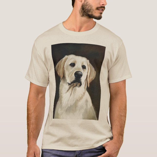Camisa da arte do cão de labrador retriever (Frente)