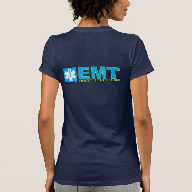 Camisa da assinatura EMT das mulheres (Verso)