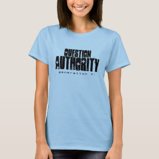 Camisa da autoridade II da pergunta das senhoras