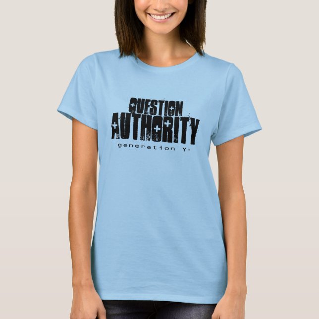 Camisa da autoridade II da pergunta das senhoras (Frente)